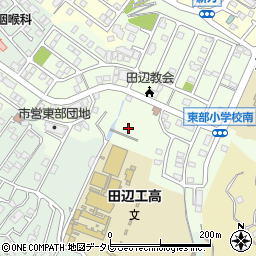 和歌山県田辺市南新万7周辺の地図