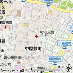 和歌山県田辺市中屋敷町102周辺の地図
