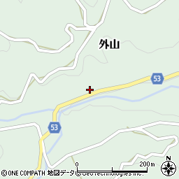 愛媛県伊予郡砥部町外山242周辺の地図