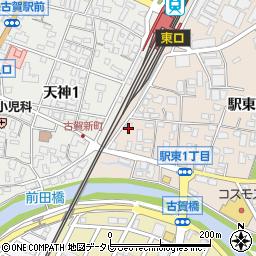 コンフォーティア駅東周辺の地図