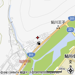 和歌山県田辺市鮎川593周辺の地図