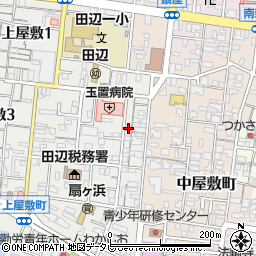 和歌山県田辺市上屋敷2丁目1-48周辺の地図