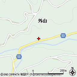 愛媛県伊予郡砥部町外山241周辺の地図