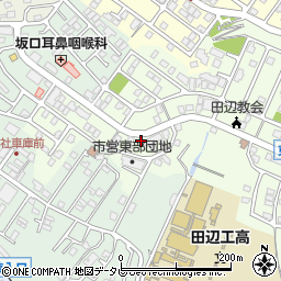 和歌山県田辺市南新万5周辺の地図