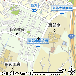 和歌山県田辺市南新万13周辺の地図