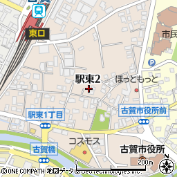 エルコート古賀駅東周辺の地図