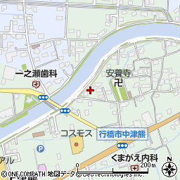 福岡県行橋市中津熊607周辺の地図