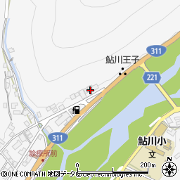 和歌山県田辺市鮎川595周辺の地図