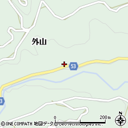 愛媛県伊予郡砥部町外山577周辺の地図