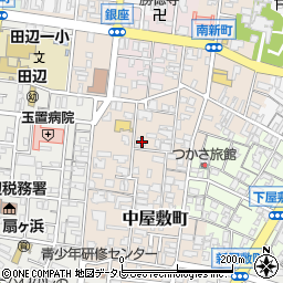 和歌山県田辺市中屋敷町51周辺の地図