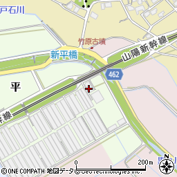 福岡県宮若市平35周辺の地図