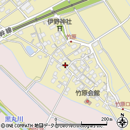 福岡県宮若市竹原448-1周辺の地図