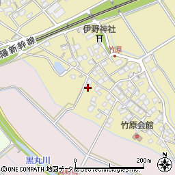 福岡県宮若市竹原874周辺の地図