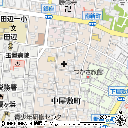 和歌山県田辺市中屋敷町50周辺の地図