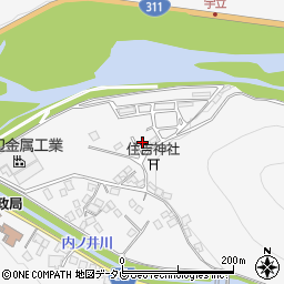 和歌山県田辺市鮎川1510周辺の地図