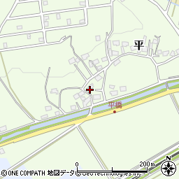 福岡県宮若市平823周辺の地図