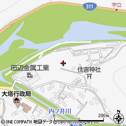 和歌山県田辺市鮎川1469周辺の地図