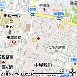 和歌山県田辺市中屋敷町48周辺の地図