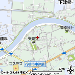 福岡県行橋市中津熊593周辺の地図