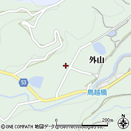 愛媛県伊予郡砥部町外山2周辺の地図