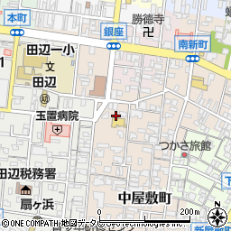 和歌山県田辺市中屋敷町37周辺の地図