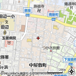 和歌山県田辺市中屋敷町80周辺の地図