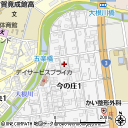 福岡県古賀市今の庄1丁目22周辺の地図