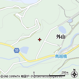 愛媛県伊予郡砥部町外山6周辺の地図