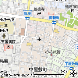 和歌山県田辺市中屋敷町46周辺の地図