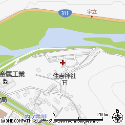 和歌山県田辺市鮎川1466周辺の地図