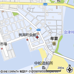 和歌山県田辺市江川周辺の地図