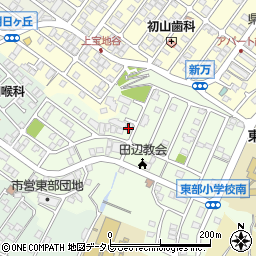 和歌山県田辺市南新万周辺の地図
