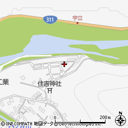 和歌山県田辺市鮎川1462周辺の地図