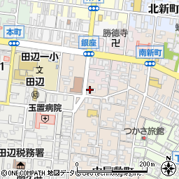 和歌山県田辺市中屋敷町40周辺の地図