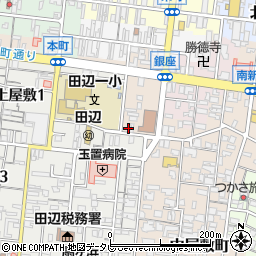 和歌山県田辺市中屋敷町1周辺の地図