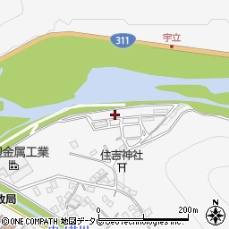 和歌山県田辺市鮎川1464周辺の地図
