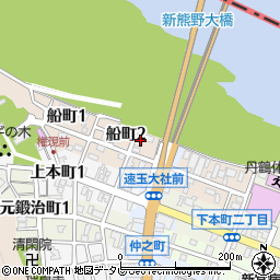 和歌山県新宮市船町2丁目周辺の地図