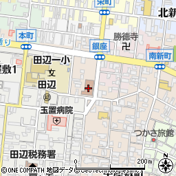 田辺郵便局 ＡＴＭ周辺の地図