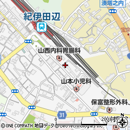 和歌山県田辺市湊46-20周辺の地図