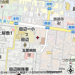 和歌山県田辺市中屋敷町2周辺の地図