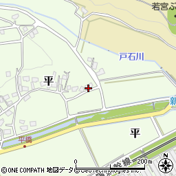 福岡県宮若市平909-1周辺の地図