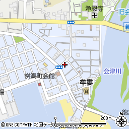 古田蒲鉾店周辺の地図