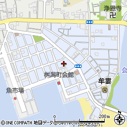 ファミリーマート田辺江川店周辺の地図