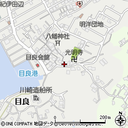 和歌山県田辺市目良14-10周辺の地図