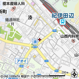 田辺電化センター周辺の地図
