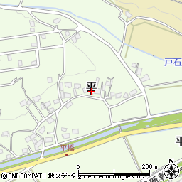 福岡県宮若市平周辺の地図