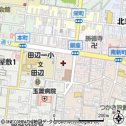 和歌山県田辺市中屋敷町4周辺の地図