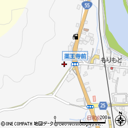 徳島県美波町（海部郡）奥河内（寺前）周辺の地図