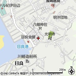 和歌山県田辺市目良13-24周辺の地図
