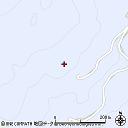 高知県長岡郡大豊町北川54周辺の地図